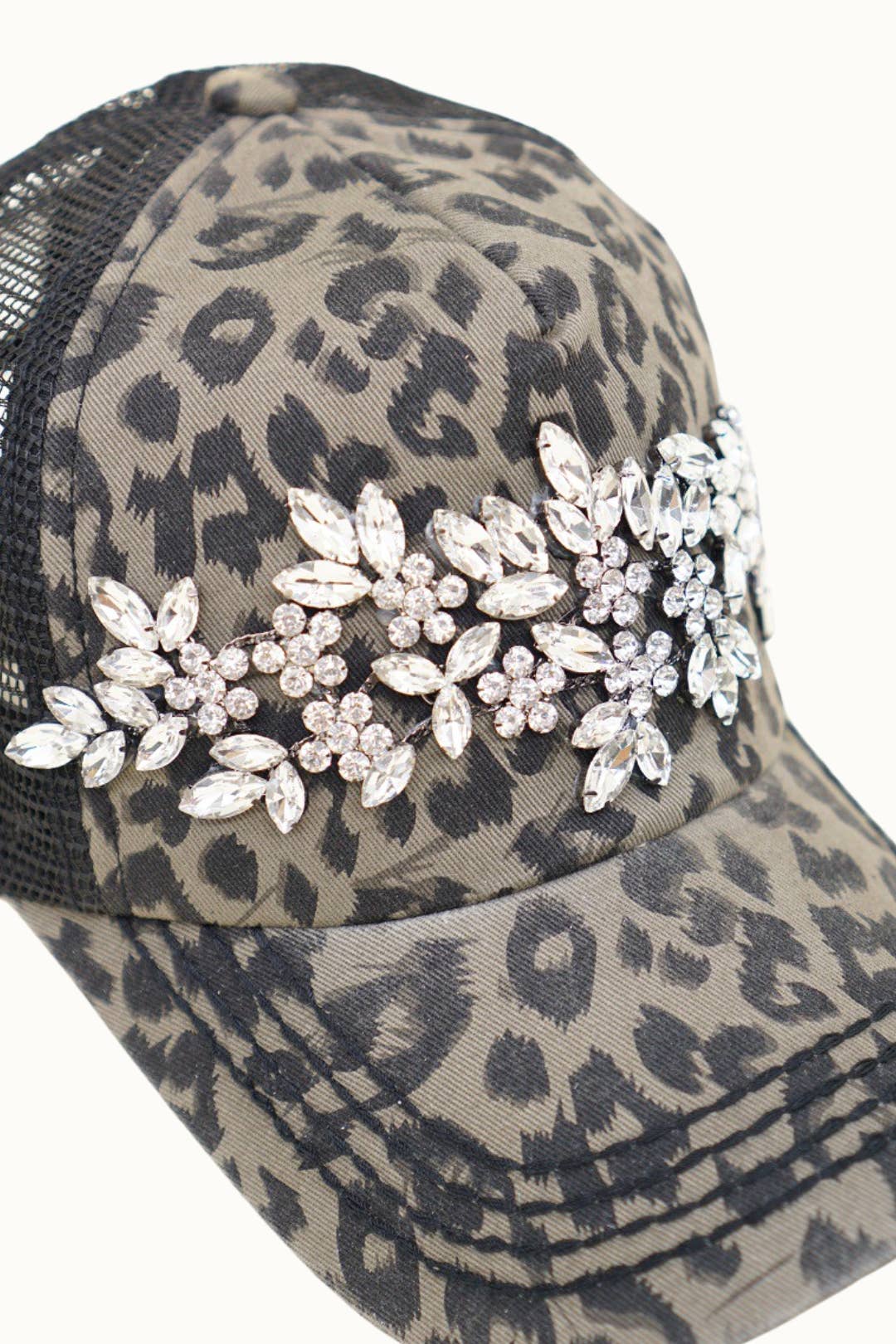Cheetah Bling Hat