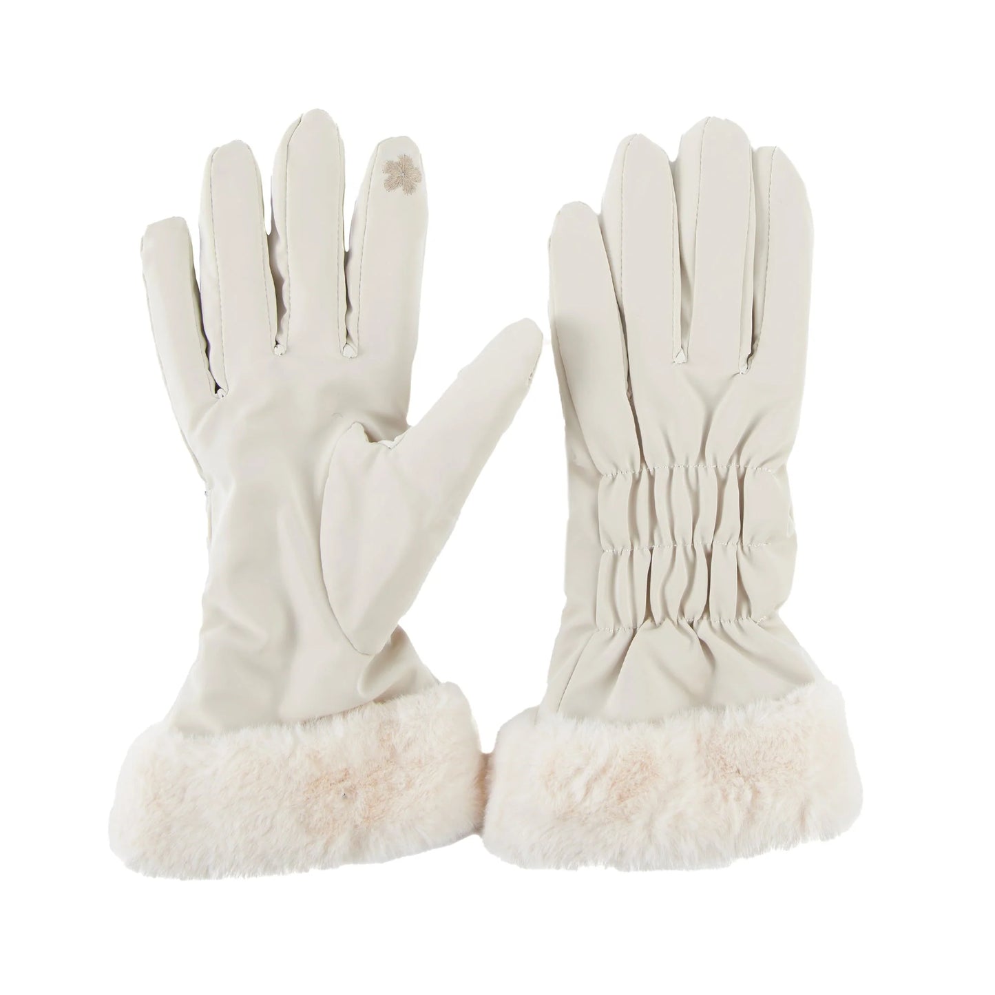 Faux Fur Cuff Gloves