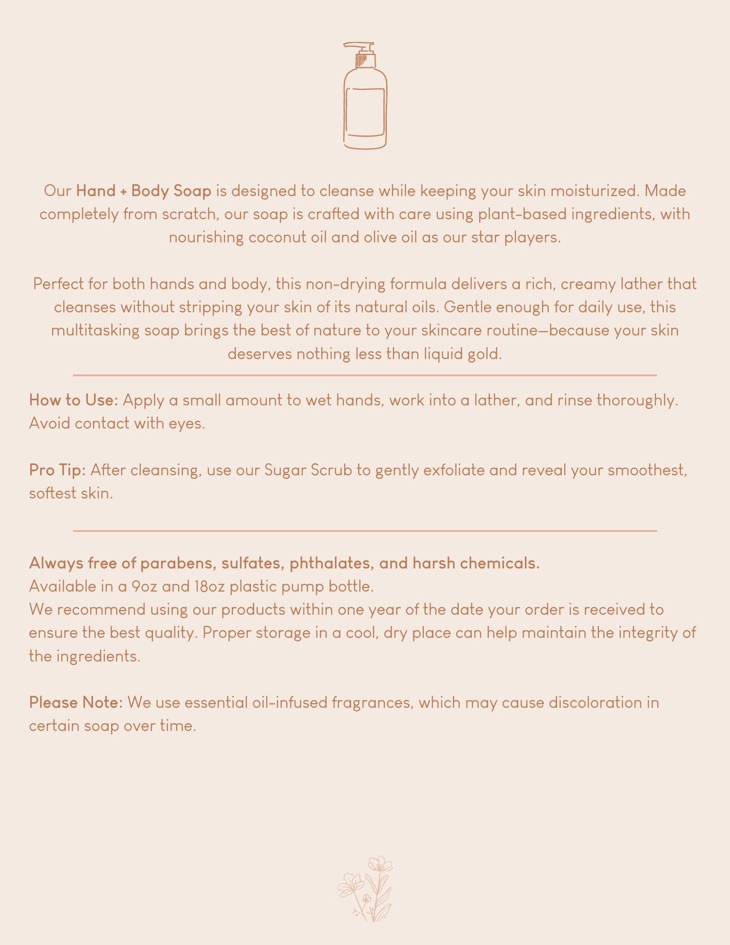 Sheer Vanilla Hand + Body Liquid Soap - Dawn Collection