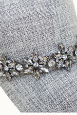 Floral Bejeweled Hat