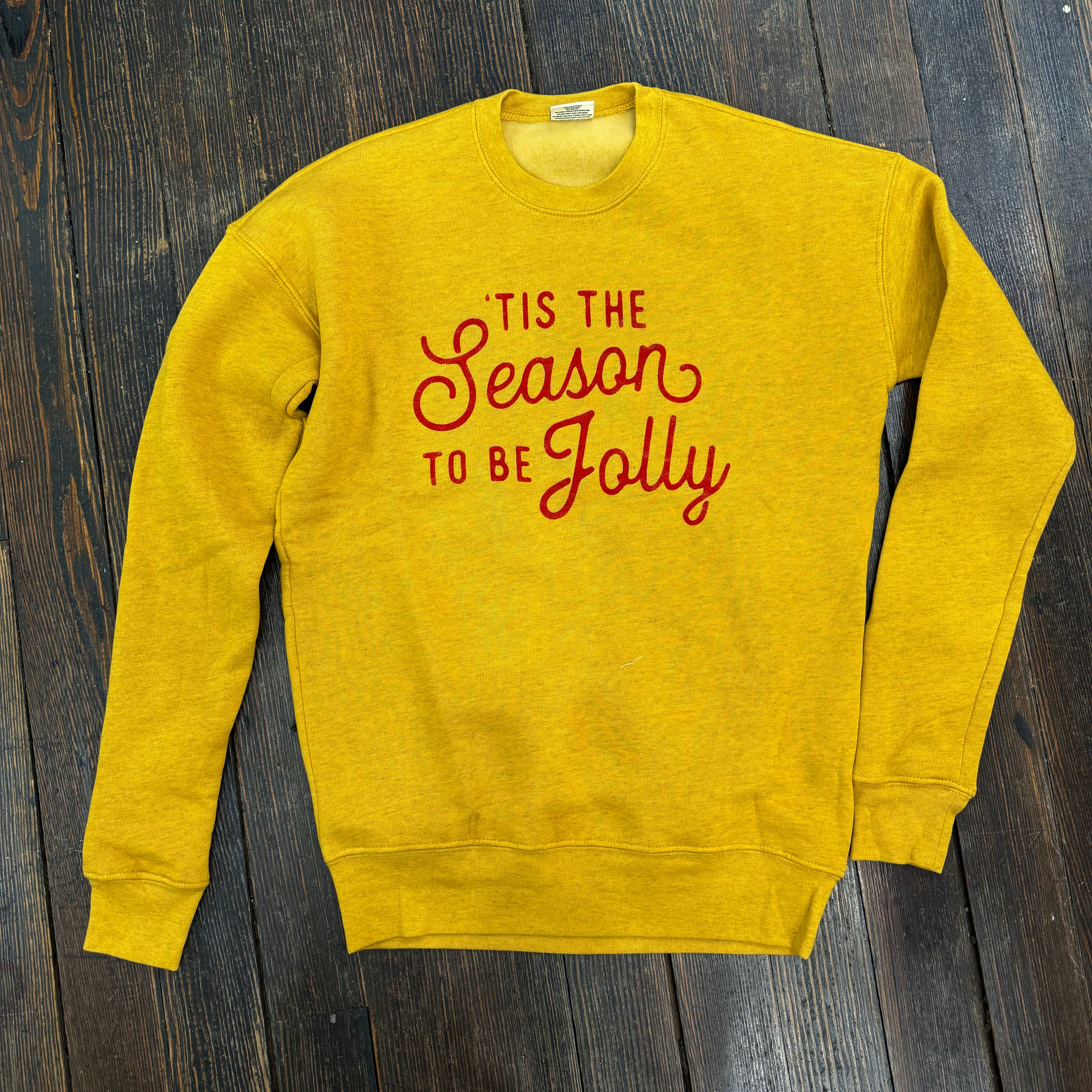 Tis the Season Sweater-Mustard