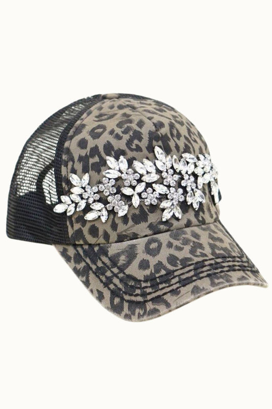 Cheetah Bling Hat