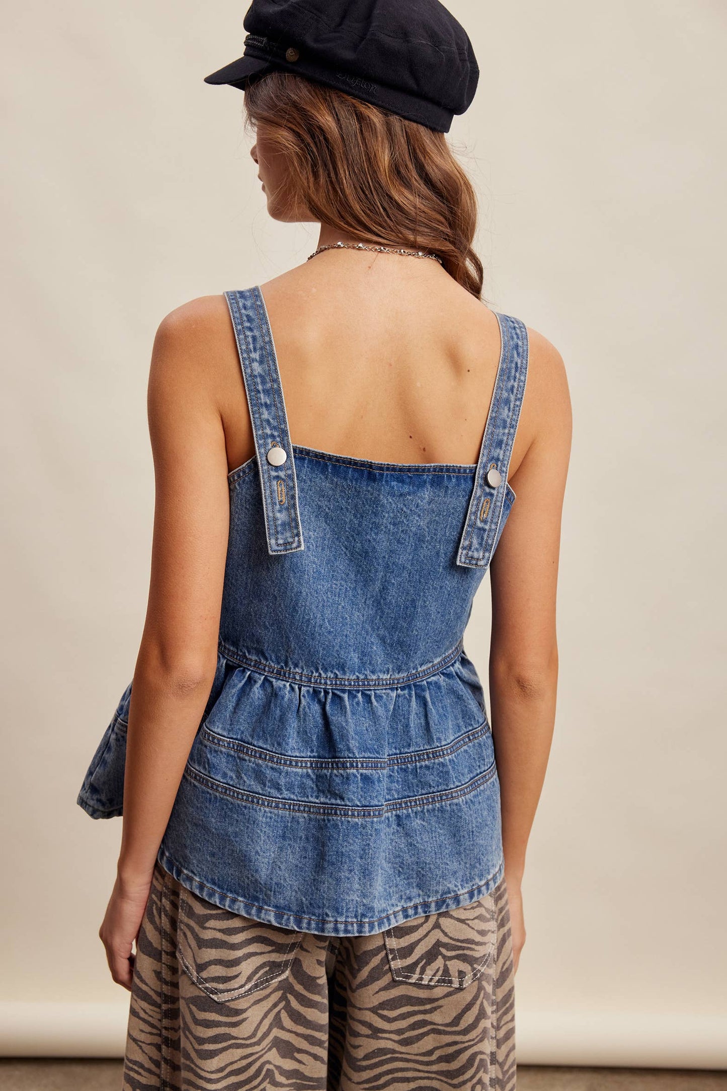 Demi Peplum Top