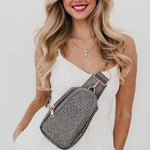 Waverly Woven Sling Bag
