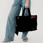 Presley Puffer Quilted Tote Bag With Pouch