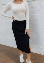 ELIETIAN Midi Skirt