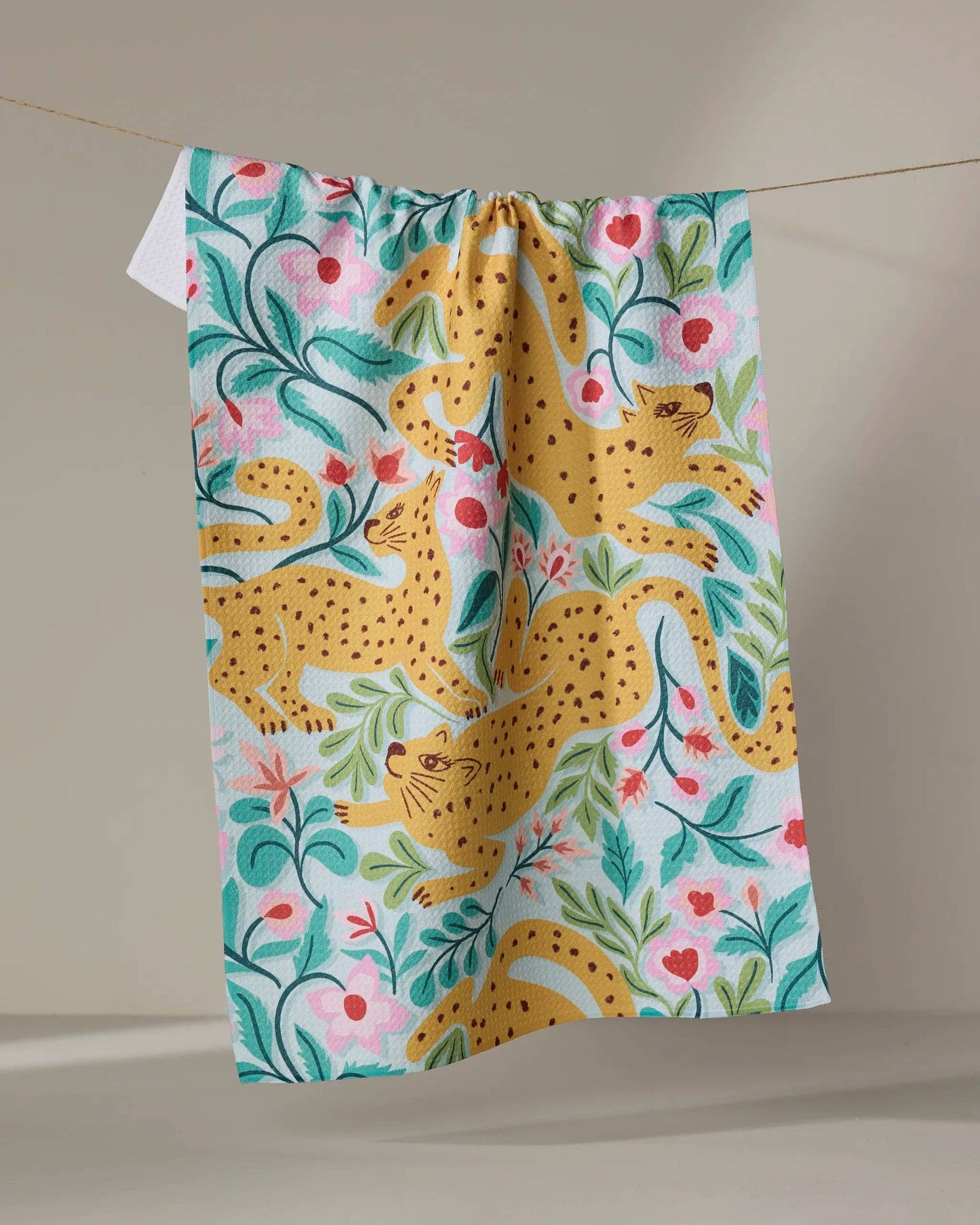 Cheetah Haven Tea Towel