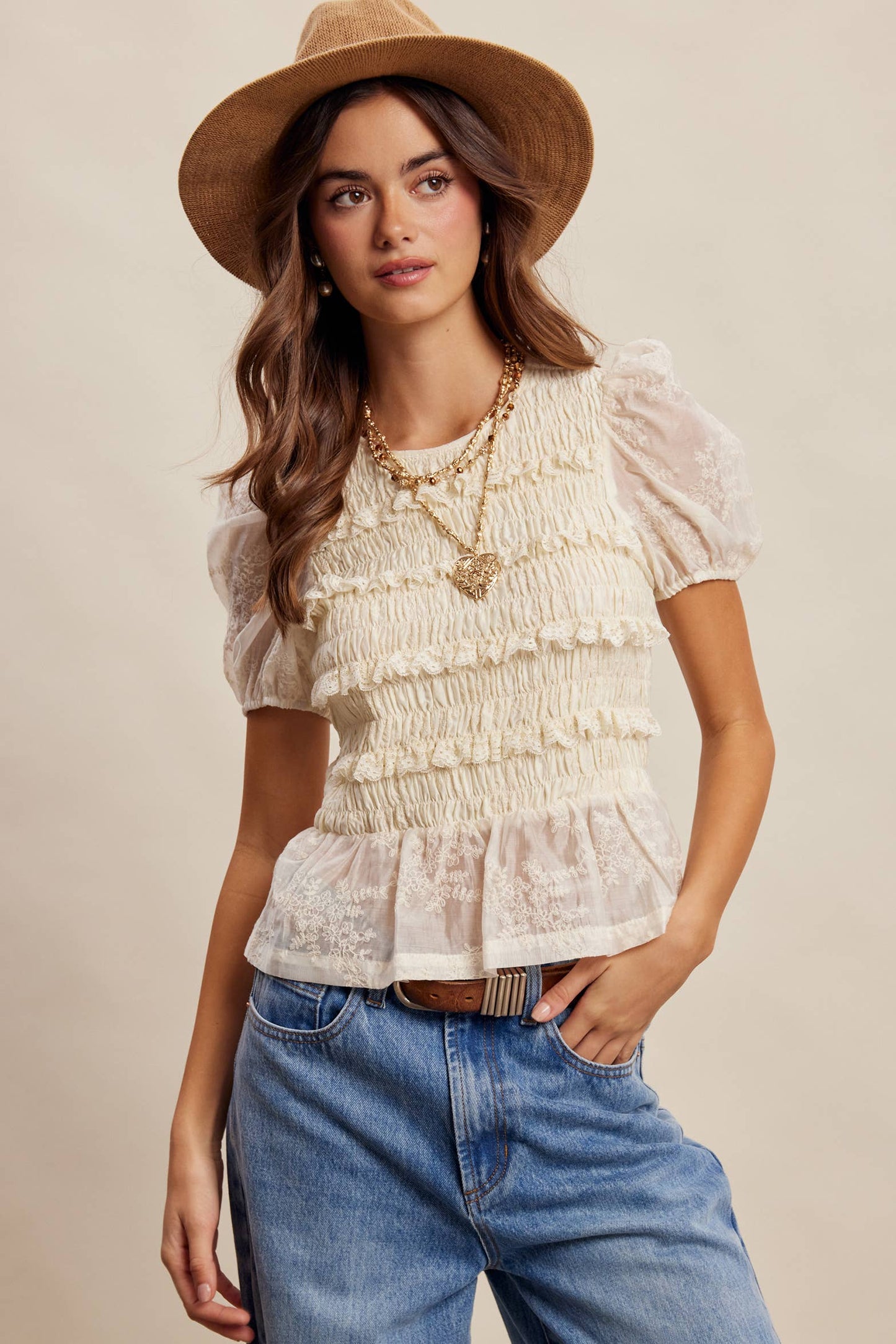 Coco Smocked Top