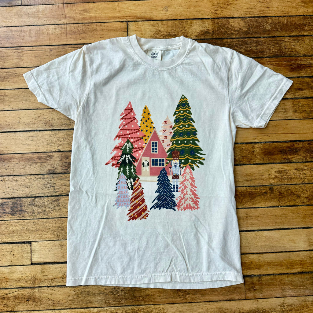 Christmas Cabin Tee