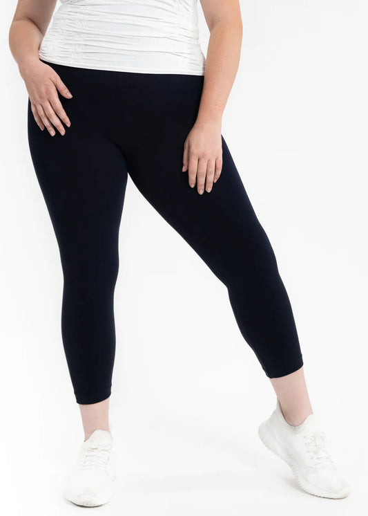 ELIETIAN High Waist Crop Leggings - Curvy Fit