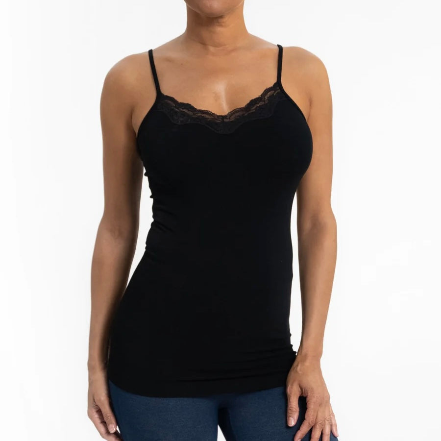 ELIETIAN Spaghetti Strap Lace Cami