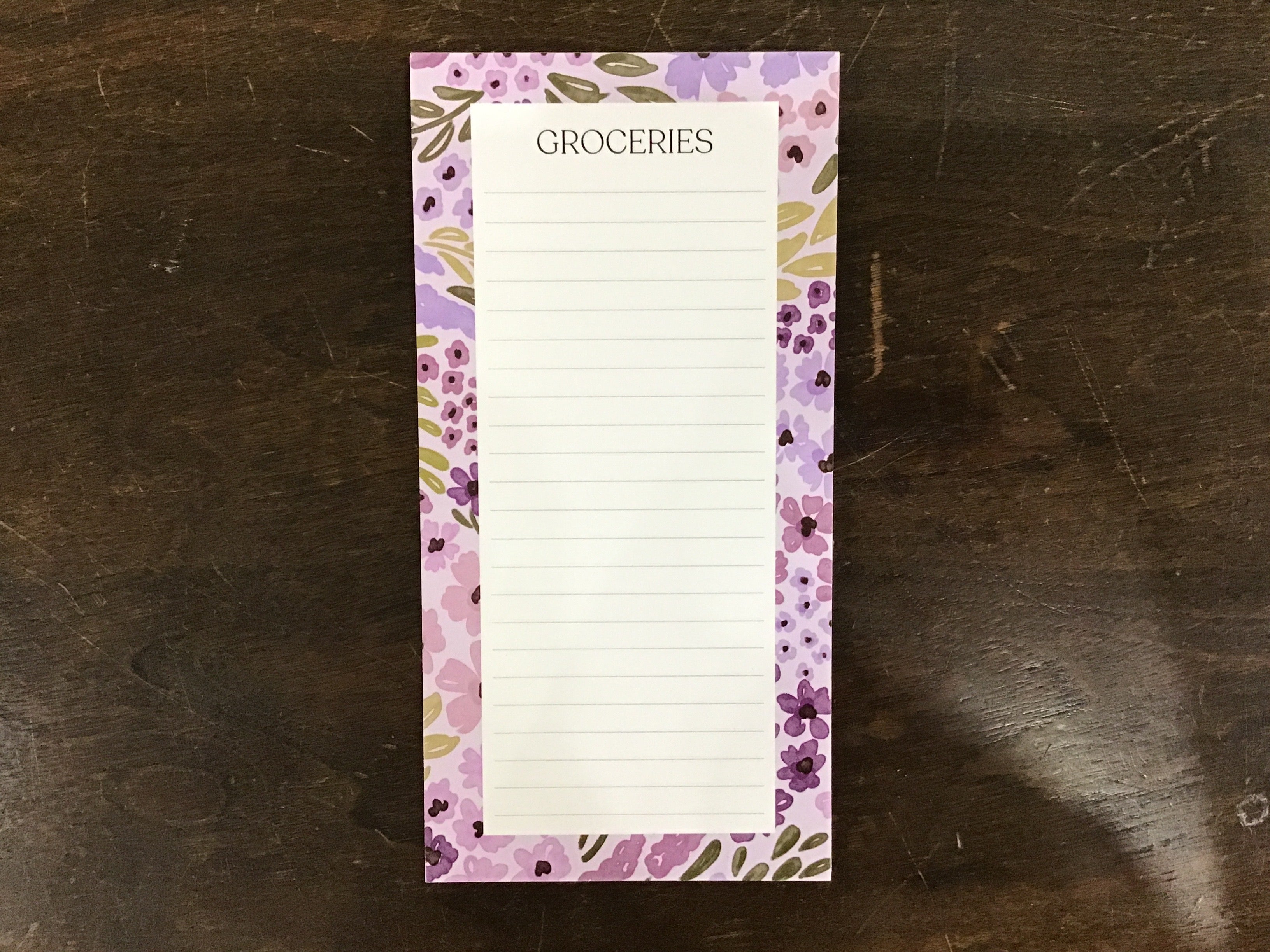 Grocery List Notepad