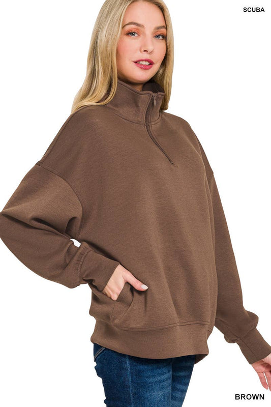 Carol Scuba Sweatshirt