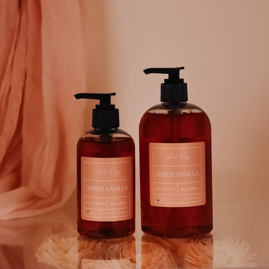 Sheer Vanilla Hand + Body Liquid Soap - Dawn Collection