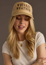 Tan & Brown Whiskey Weather Trucker Hat