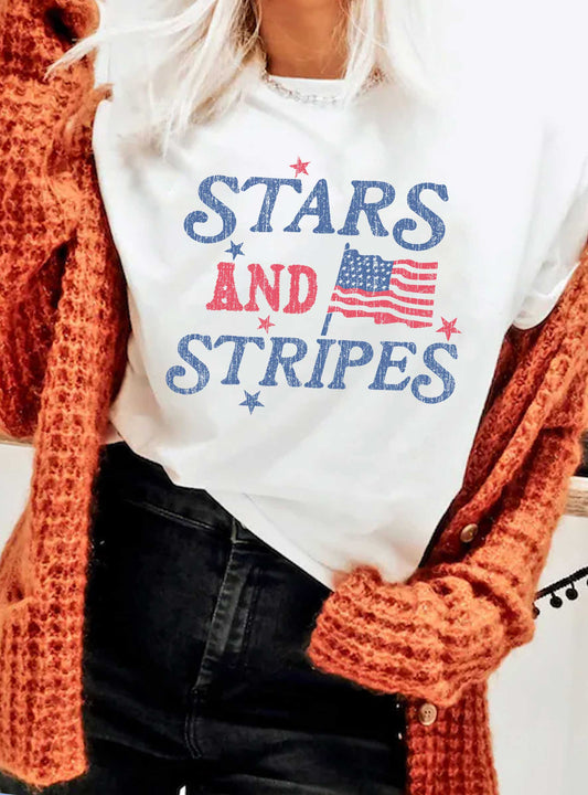 Stars and Stripes Tee - SMALL