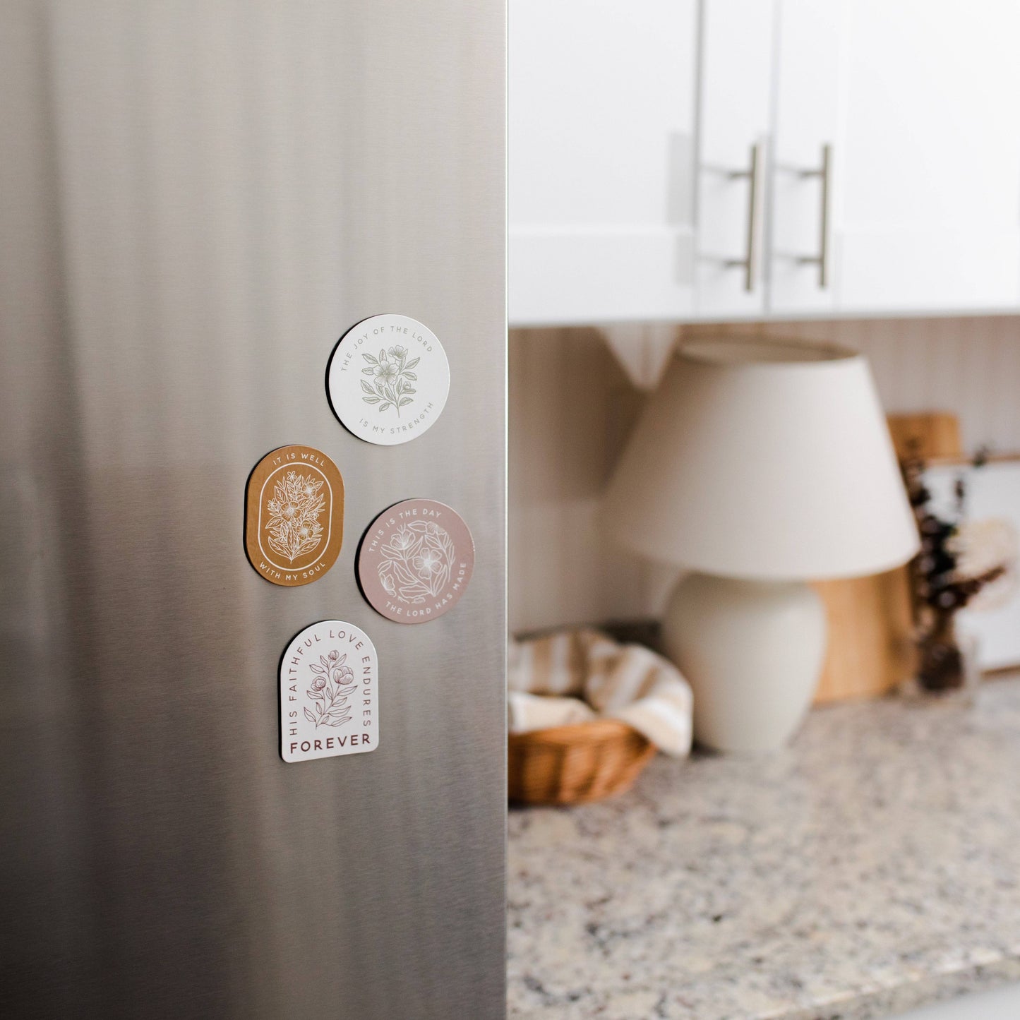 Floral Encouragement Magnet Set