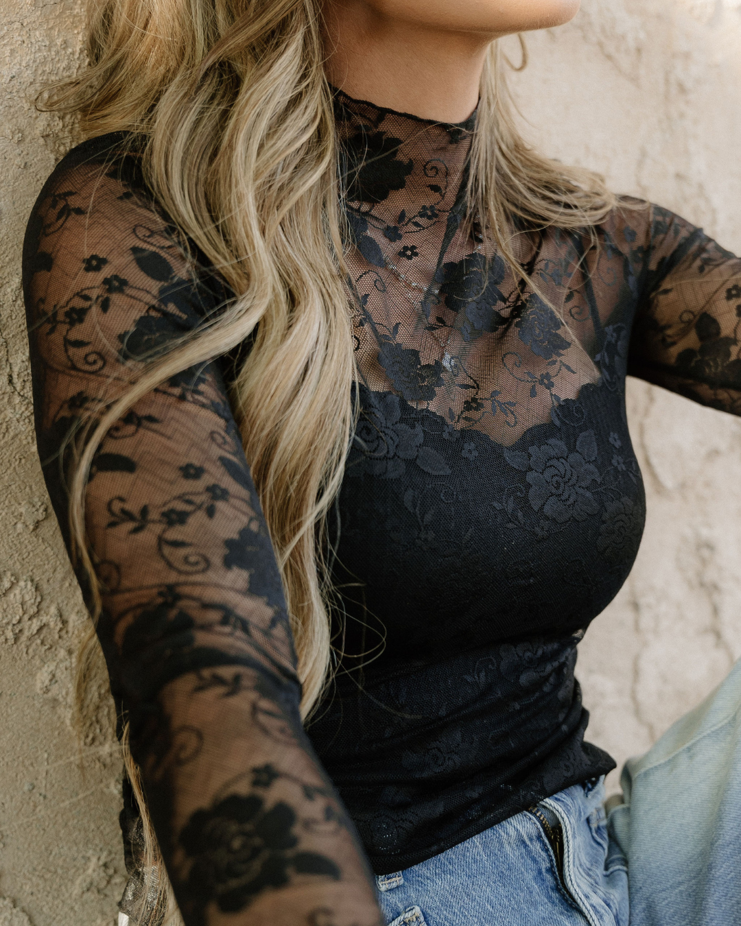 Jean Floral Lace Top