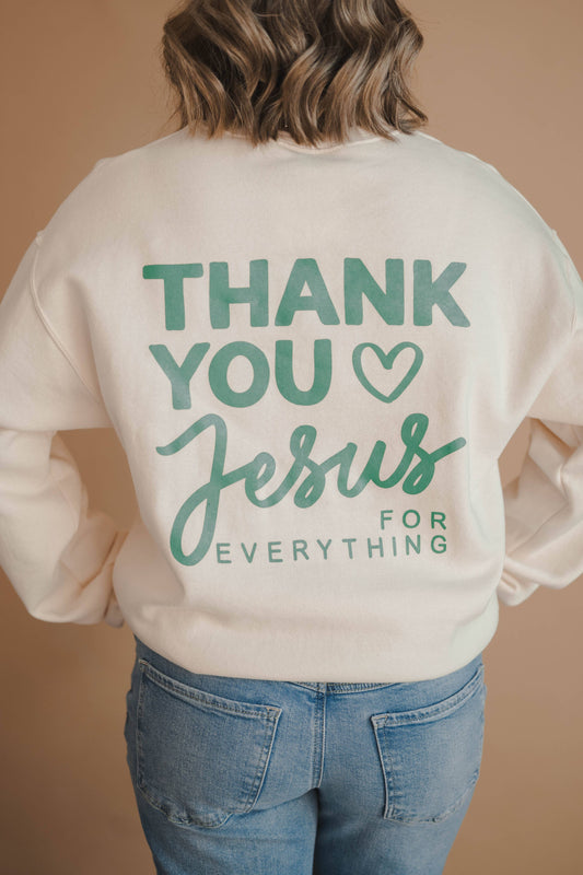 Thank You Jesus Pullover