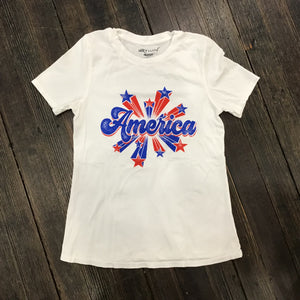 America Tee- white