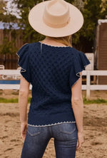 Melissa Top - Navy