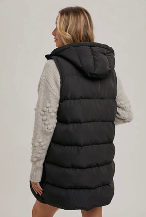 Shelby Puffer Vest - Black