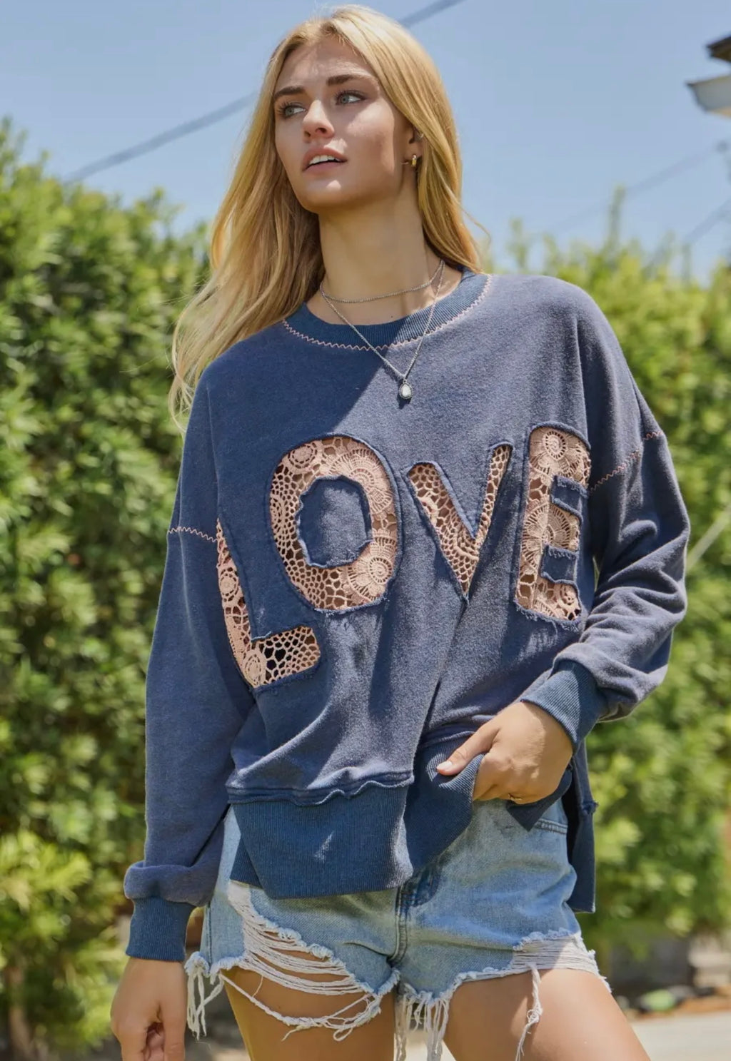 Love Pullover - Denim