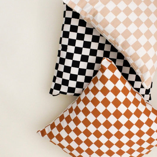 Checkered Pillow Cover