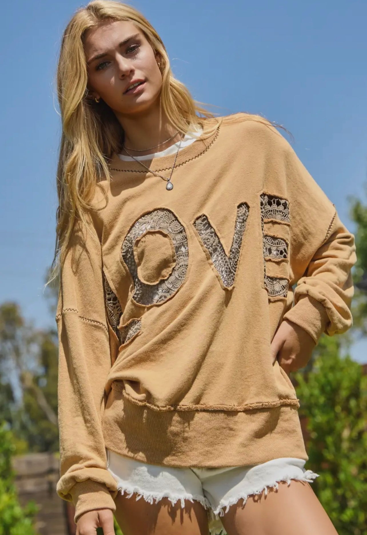 Love Pullover - Camel