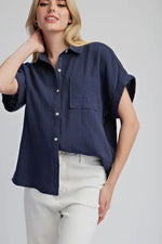 Niya Top- Navy