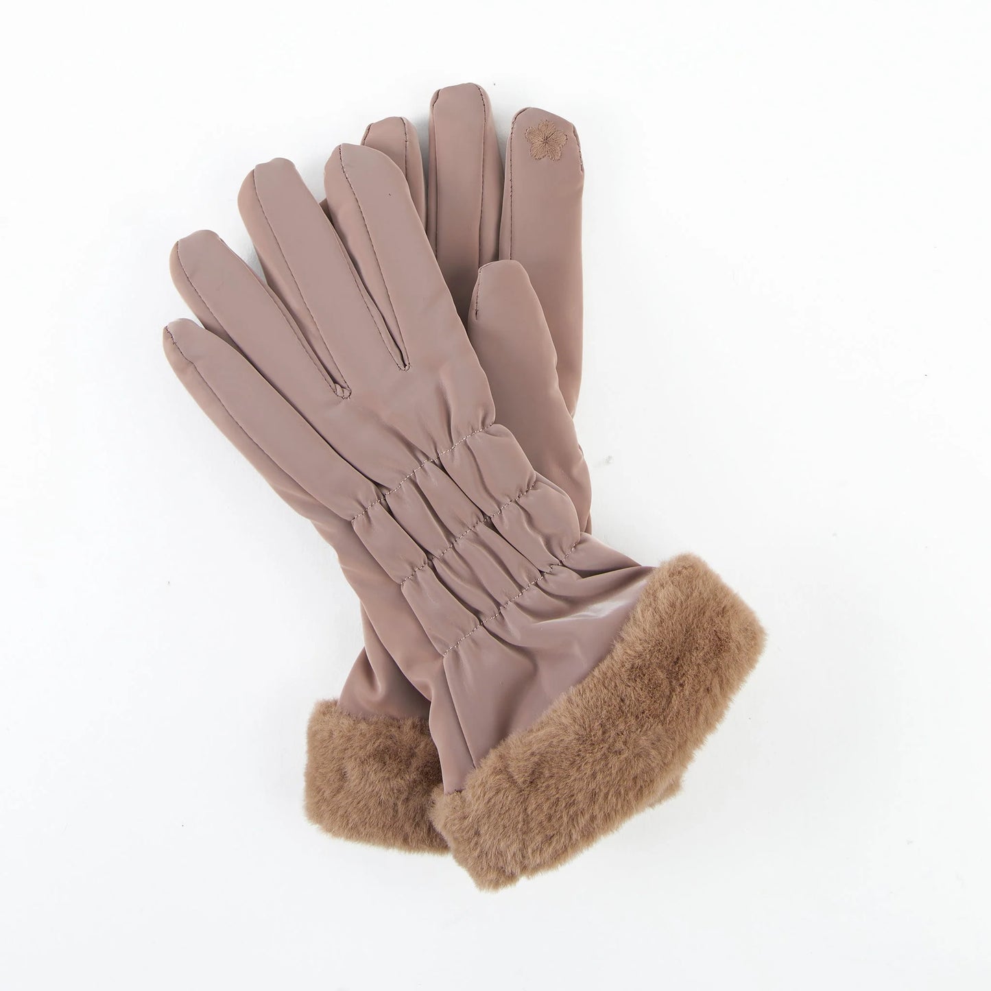 Faux Fur Cuff Gloves