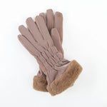 Faux Fur Cuff Gloves