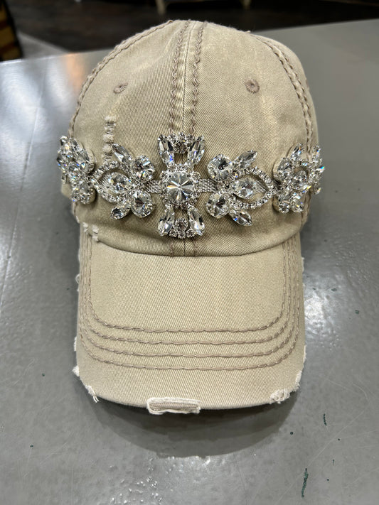 Shine Hat Khaki