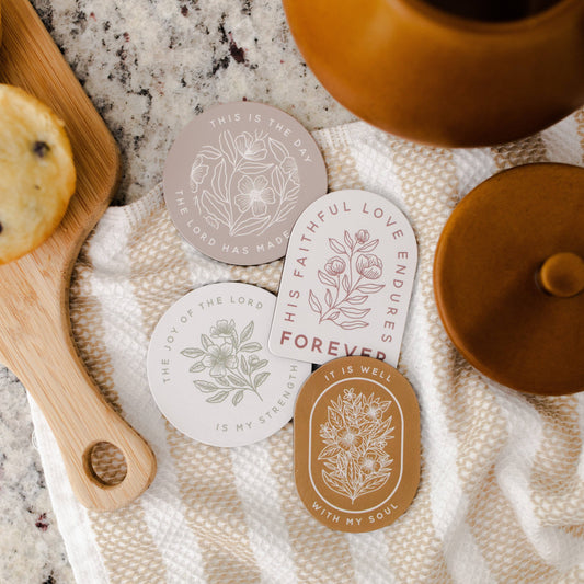 Floral Encouragement Magnet Set