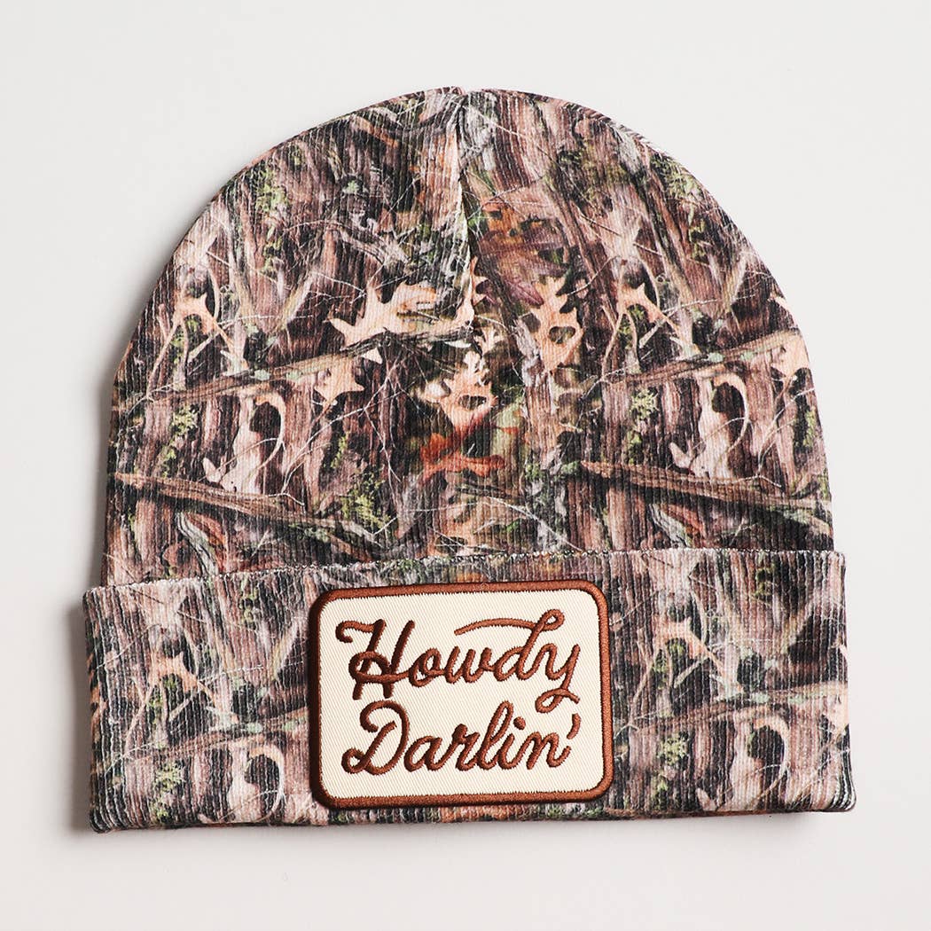 Howdy, Darlin' Camo Beanie
