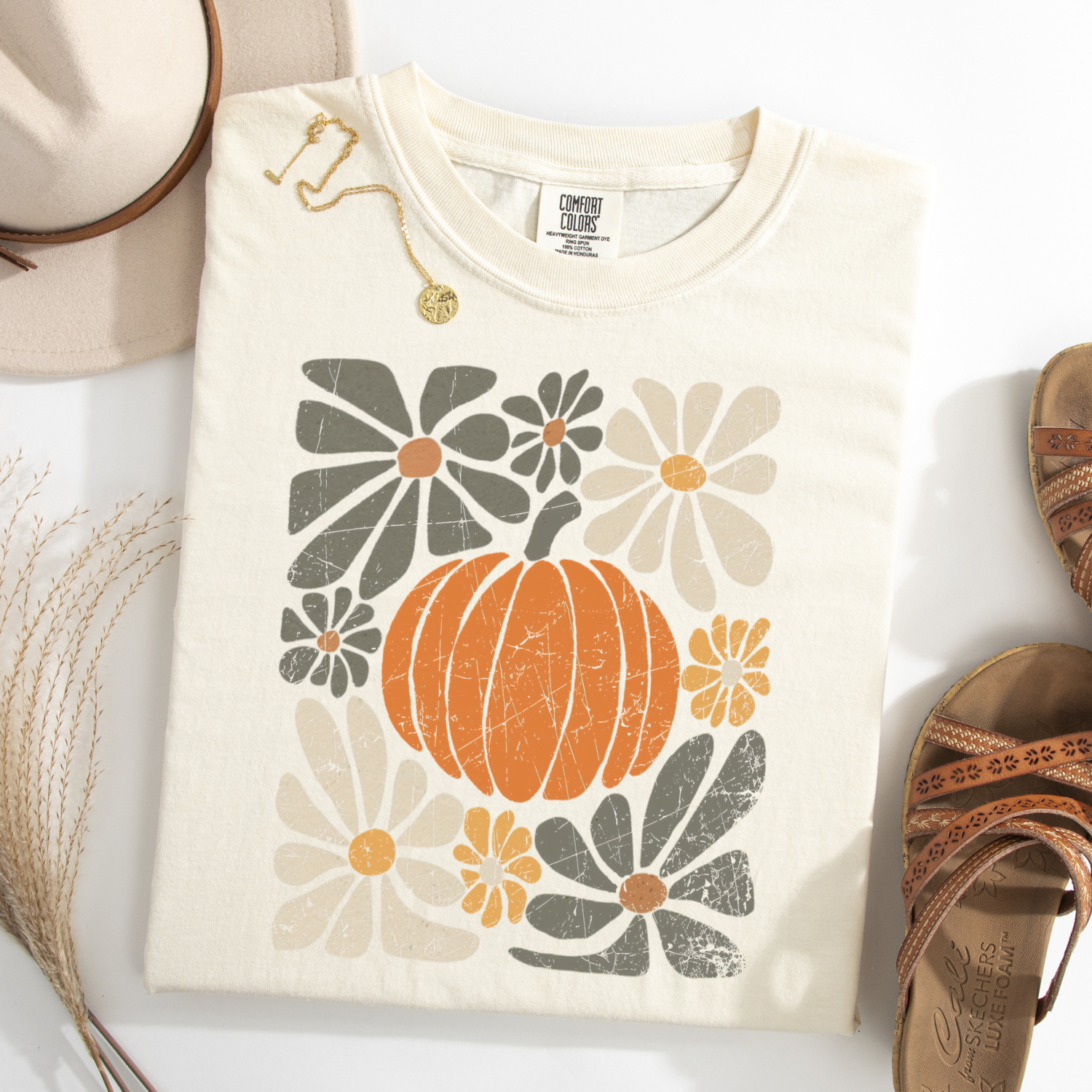 Boho Pumpkin Tee
