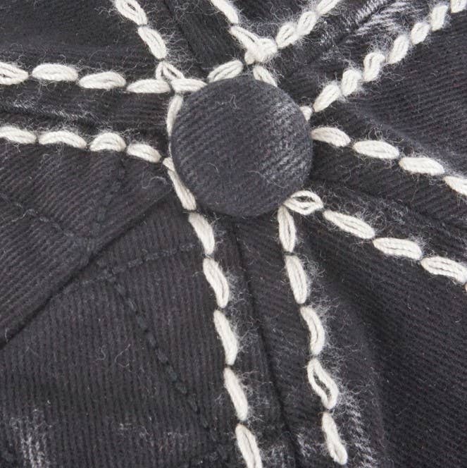 Floral Bling Quilted Hat