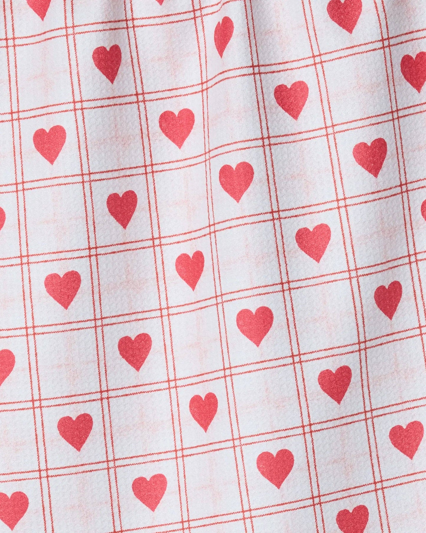 Hearts Tea Towel