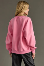 Merry & Bright Sweatshirt - Pink