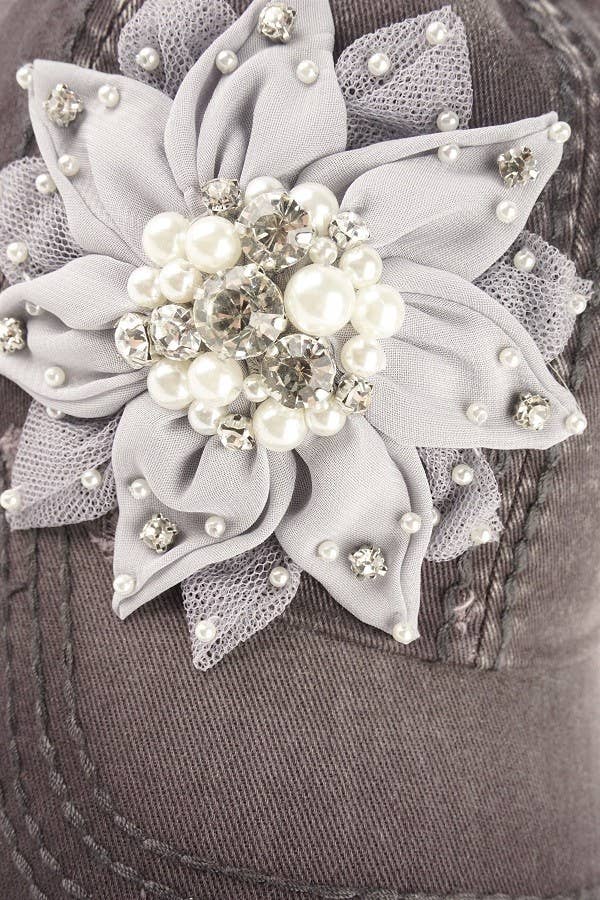 Floral Bling Hat