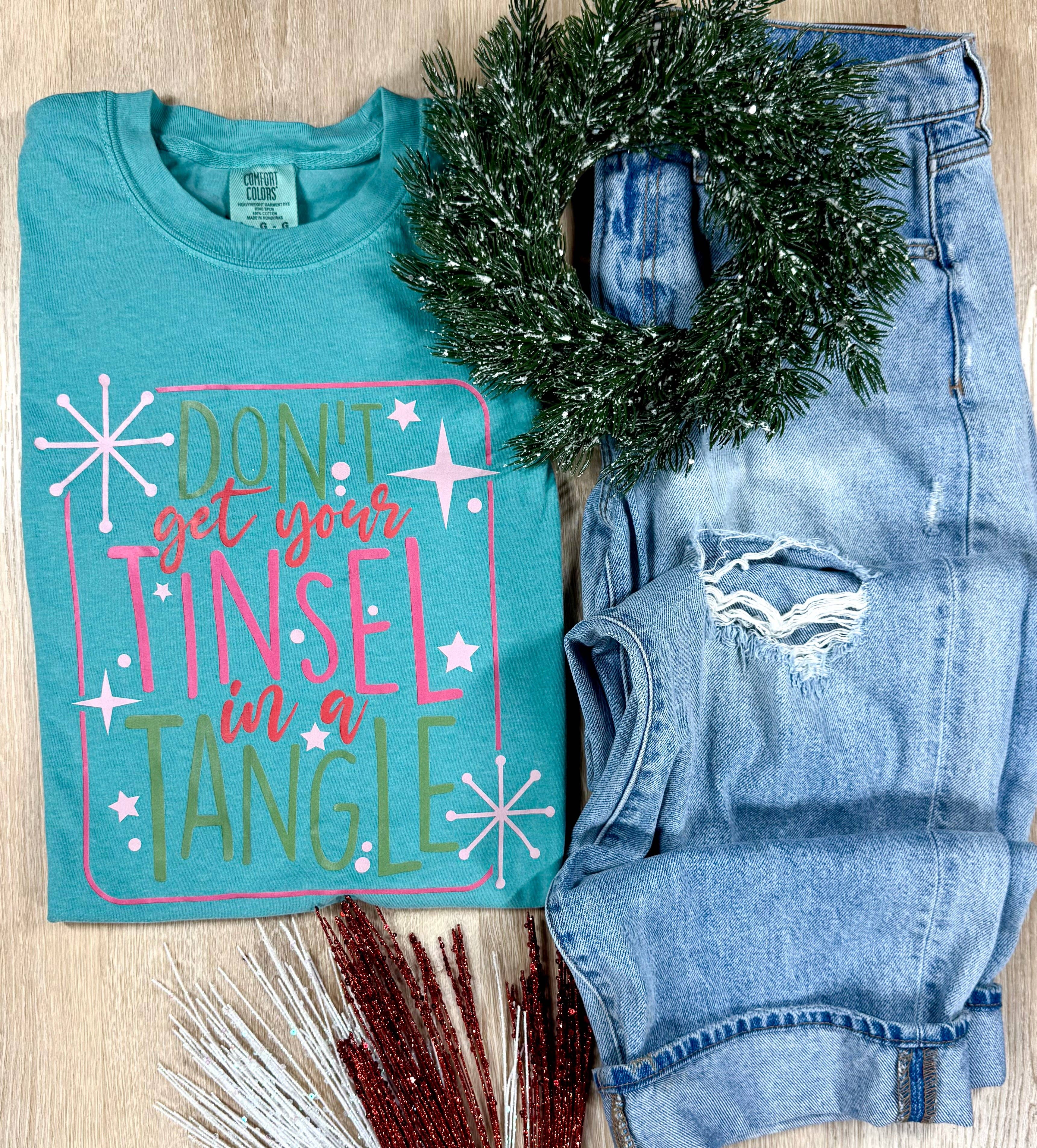 Tinsel Tangled Tee