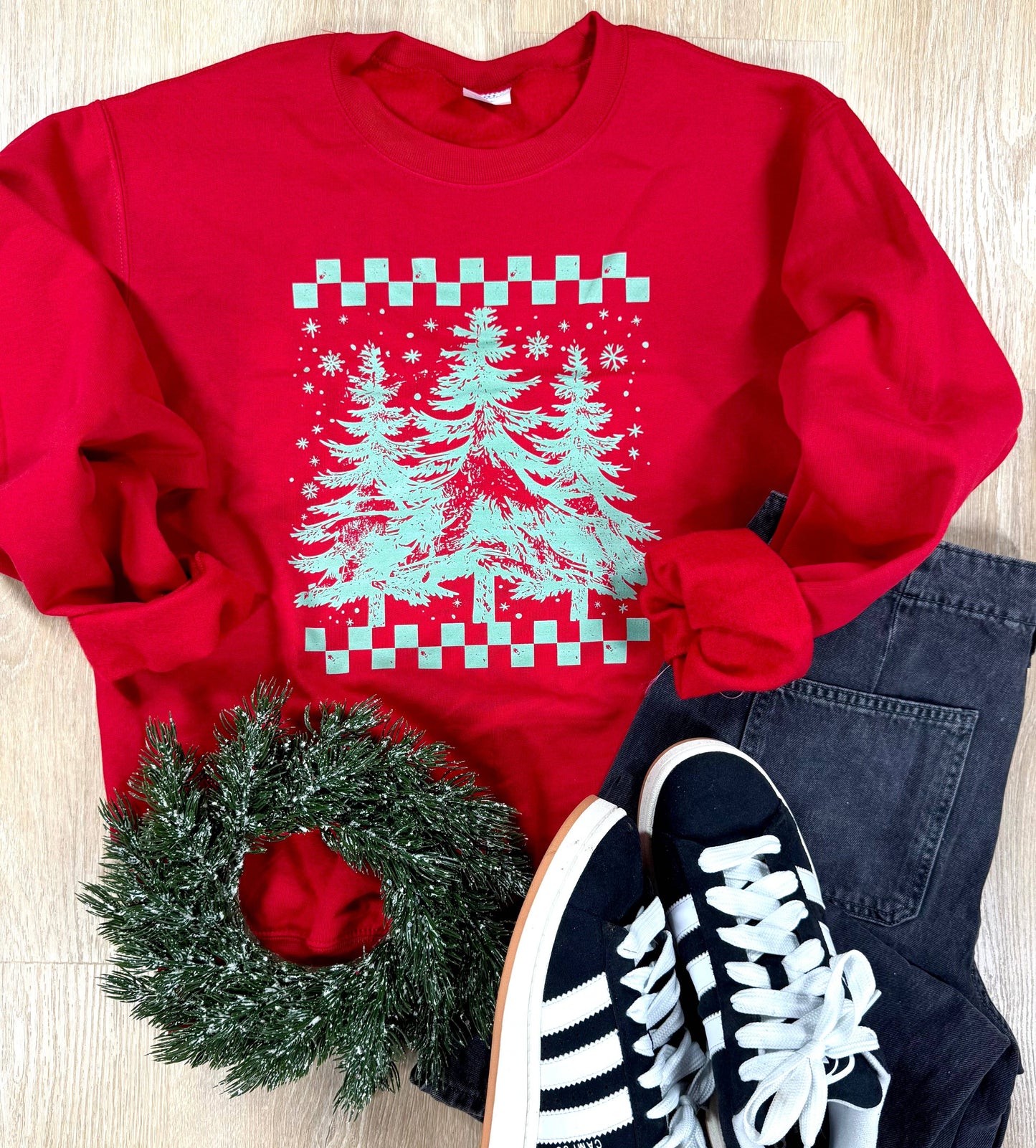 Checkered Spruce Tee