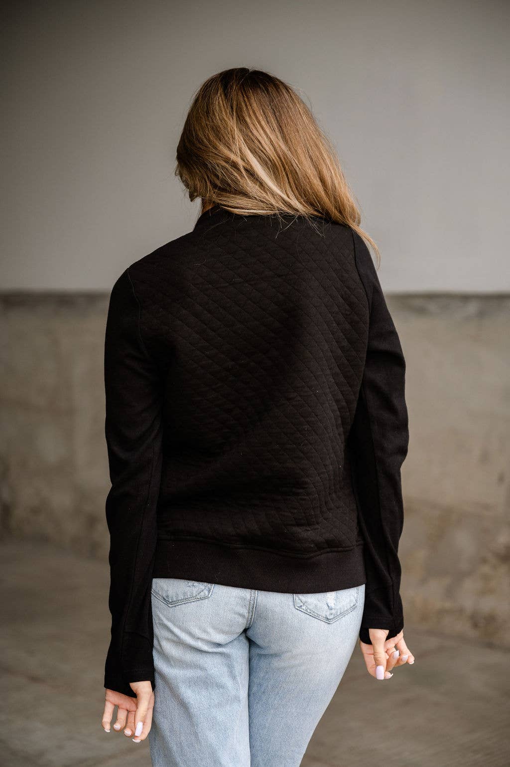 Annika Quilted Bomber Jacket